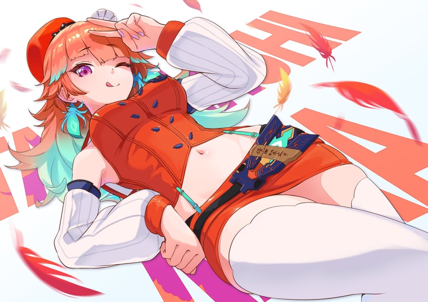 takanashi kiara (hololive and 1 more) drawn by miu_(angelo_whitechoc)