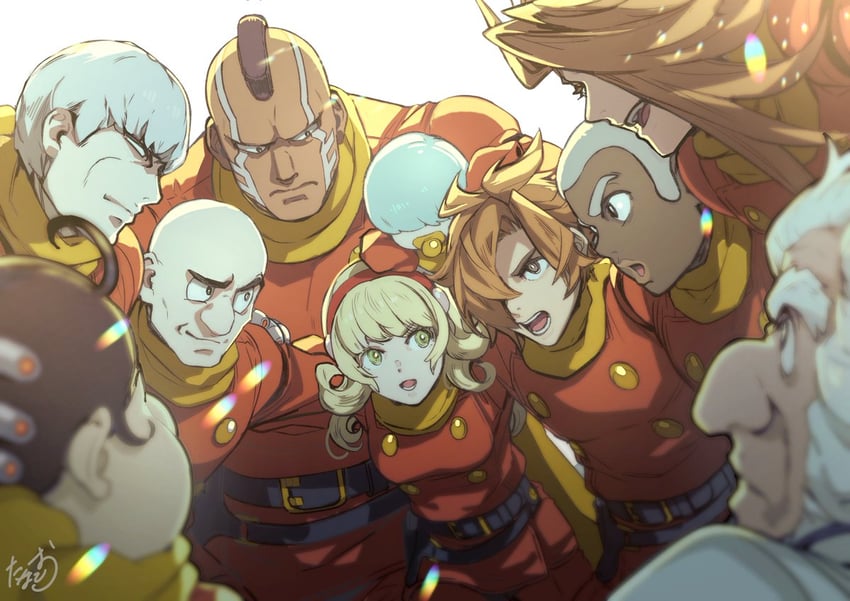 francoise arnoul, shimamura joe, jet link, albert heinrich, ivan whisky, and 5 more (cyborg 009) drawn by tanaotanako