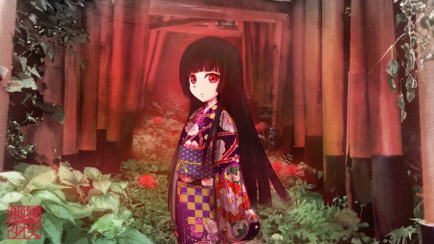 enma ai (jigoku shoujo) drawn by sayashi_(type5_labyrith)