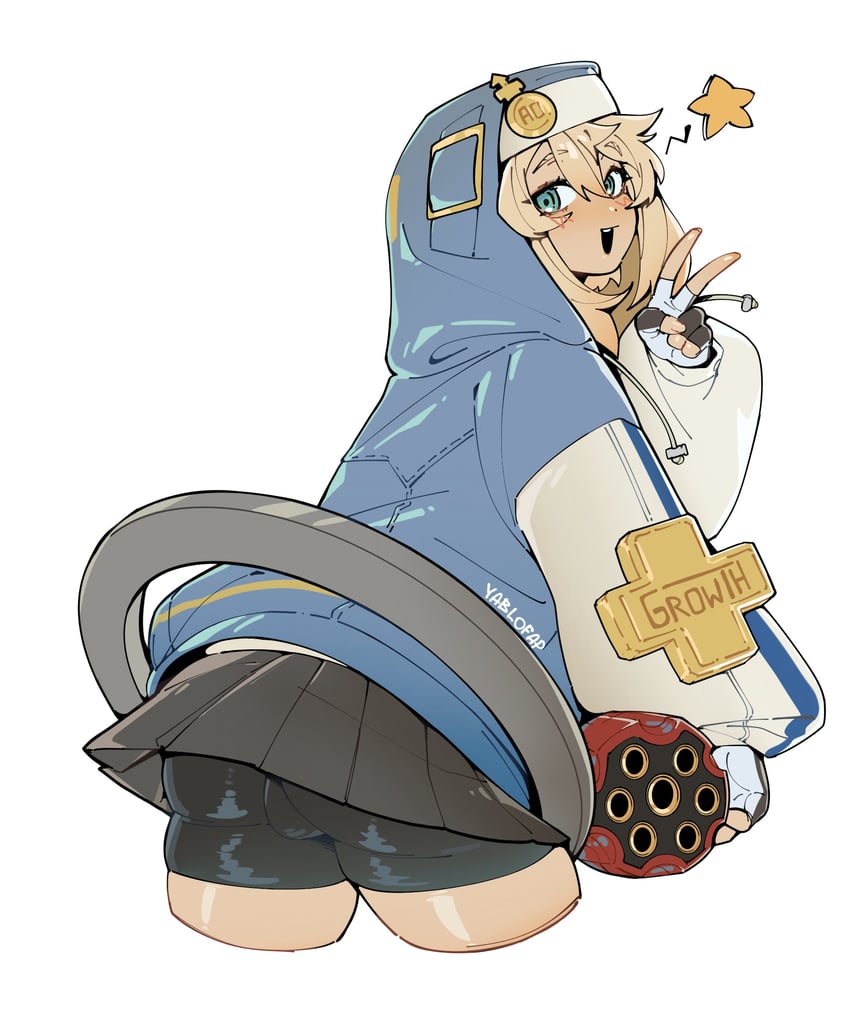 bridget (guilty gear and 1 more) drawn by alohapz