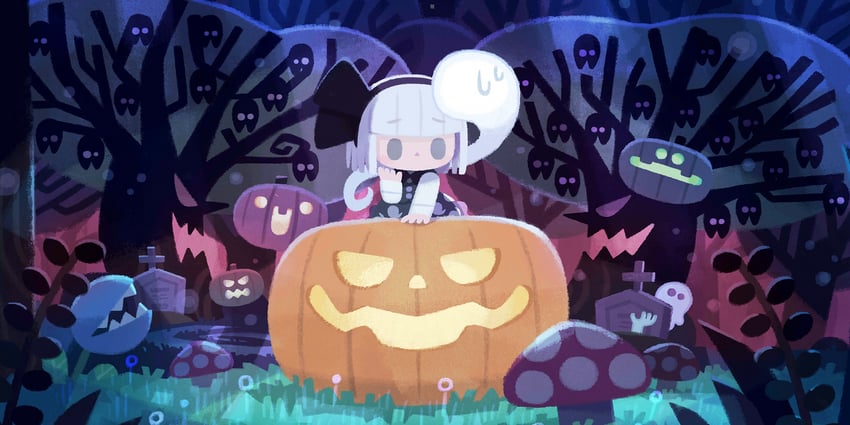 konpaku youmu (touhou and 1 more) drawn by amelicart