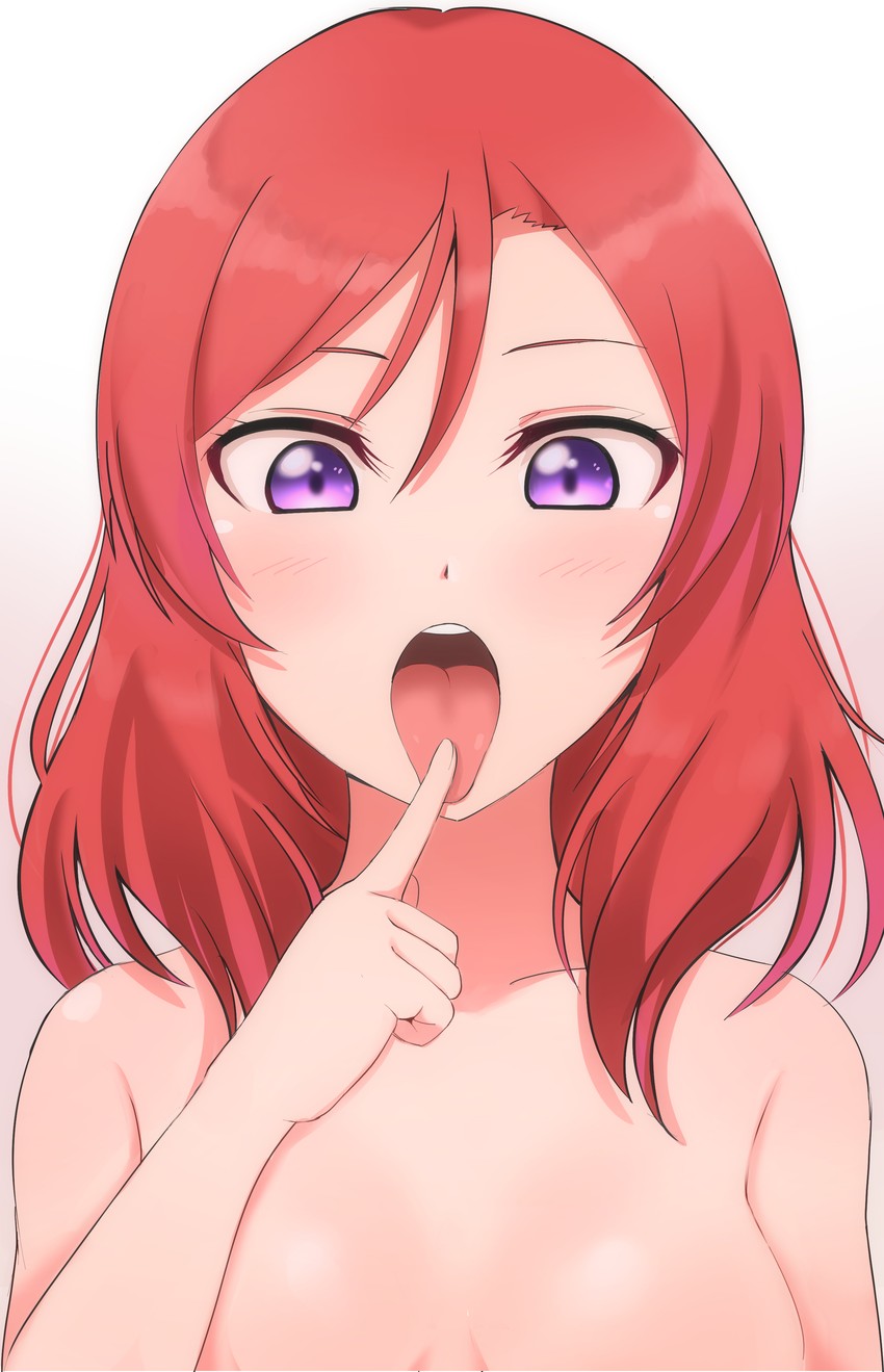 nishikino maki (love live! and 1 more) drawn by wewe