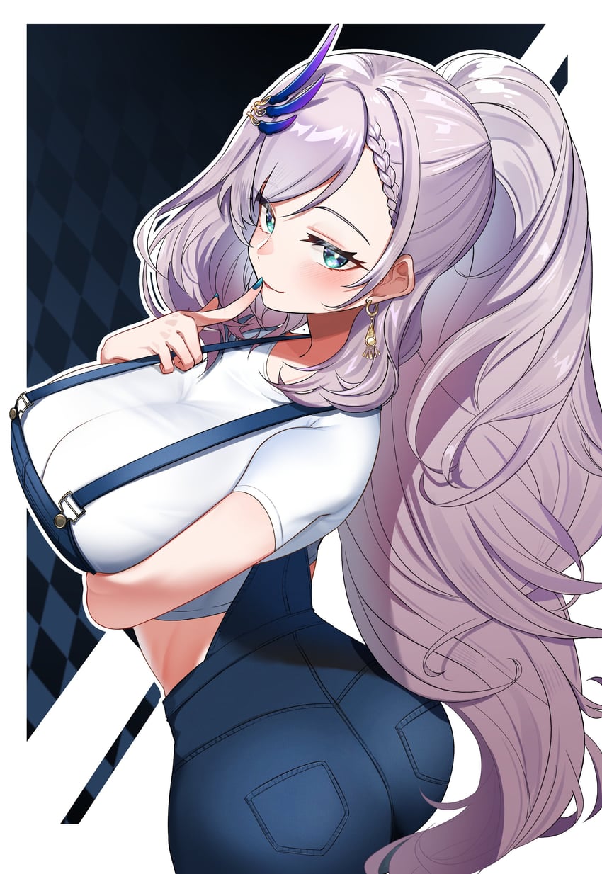 pavolia reine (hololive and 1 more) drawn by sui_hi_sf