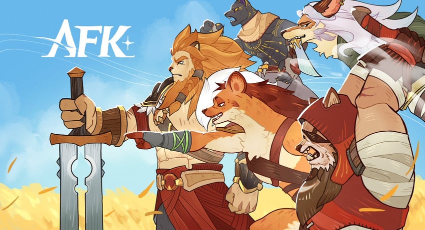 odie, brutus, shakir, seth, and kruger (afk and 1 more) drawn by warwickislovely