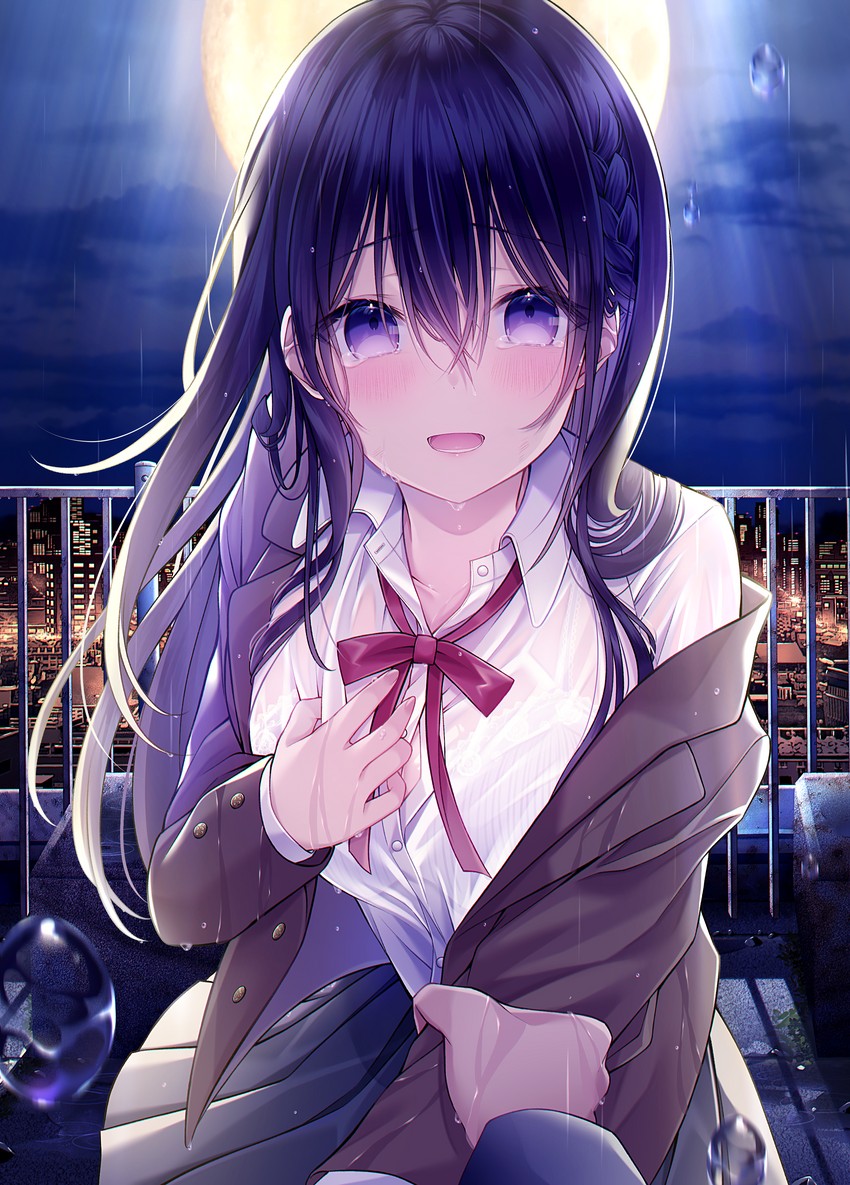 hatsushiro kotori (tobioriyou to shite iru mesukousei o tasuketara dou naru no ka?) drawn by kuro_namako