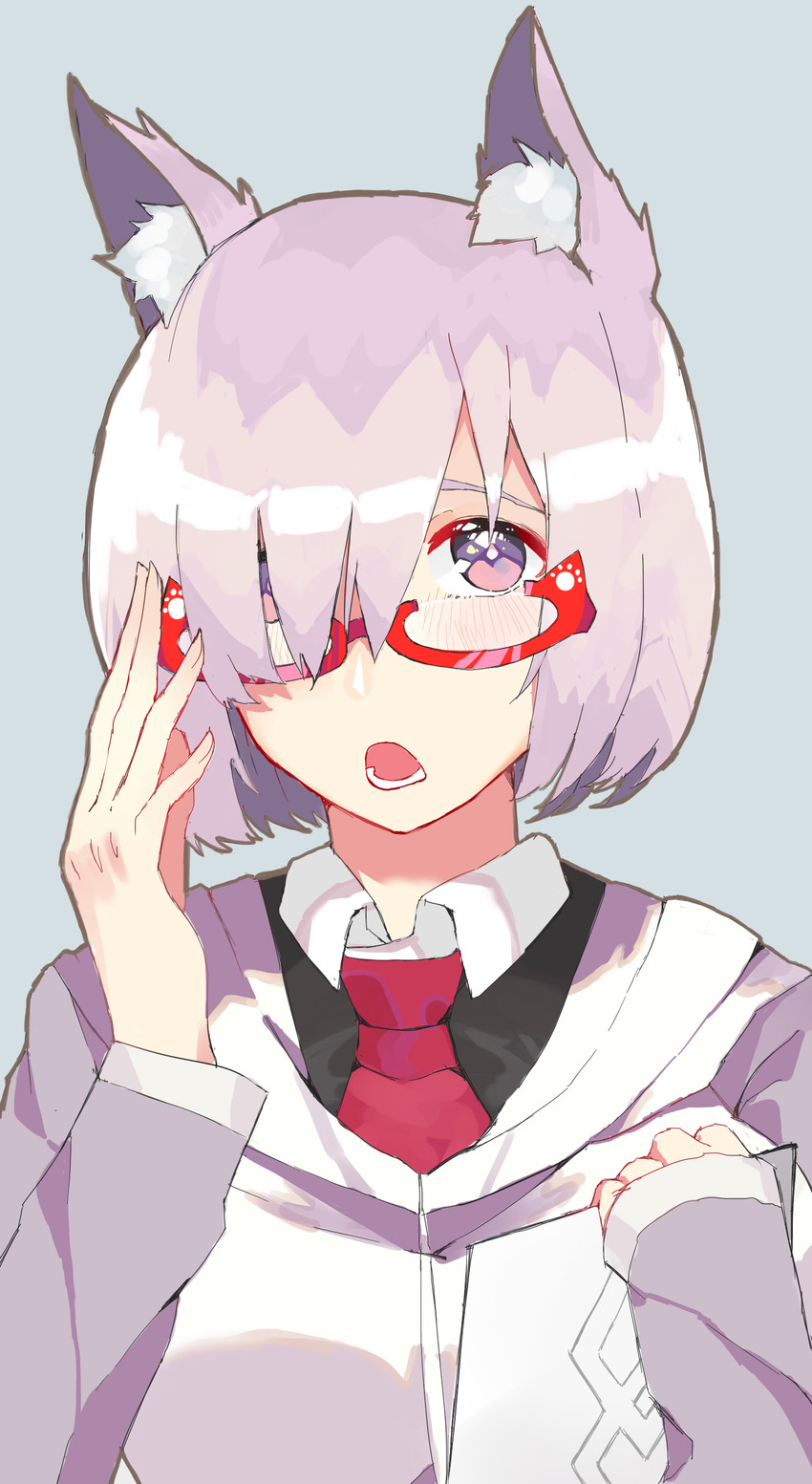 mash kyrielight (fate and 1 more) drawn by za_yu_a