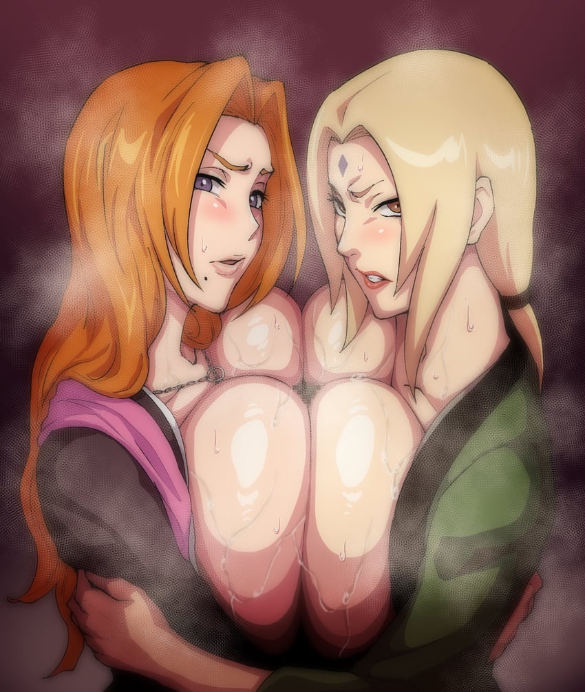 tsunade and matsumoto rangiku (bleach and 1 more) drawn by iwao178