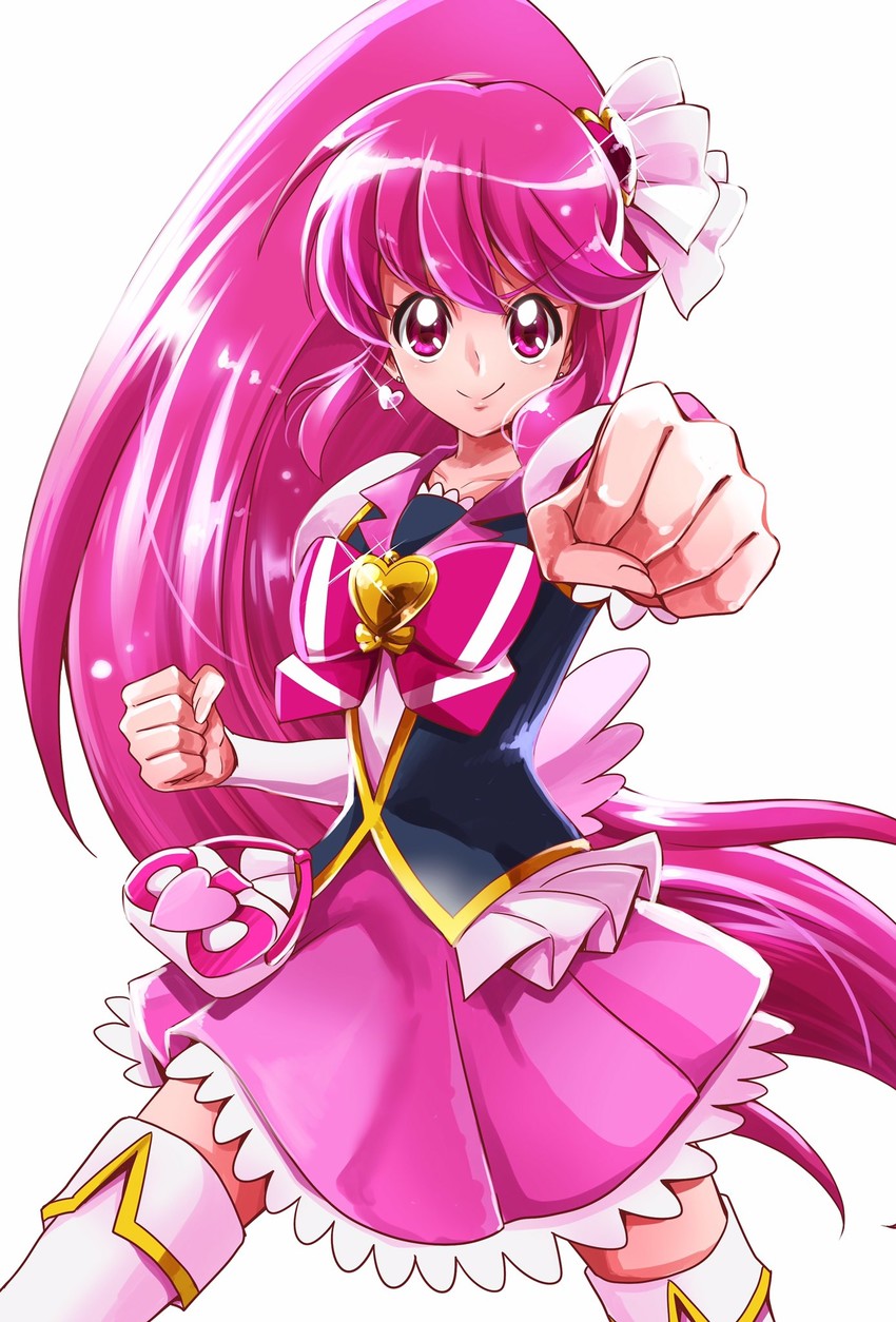 aino megumi and cure lovely (precure and 1 more) drawn by sharumon