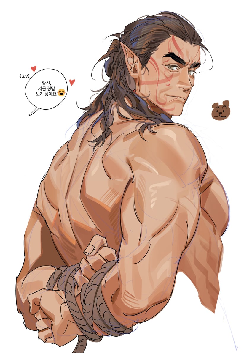 halsin (dungeons & dragons and 2 more) drawn by greensalad350