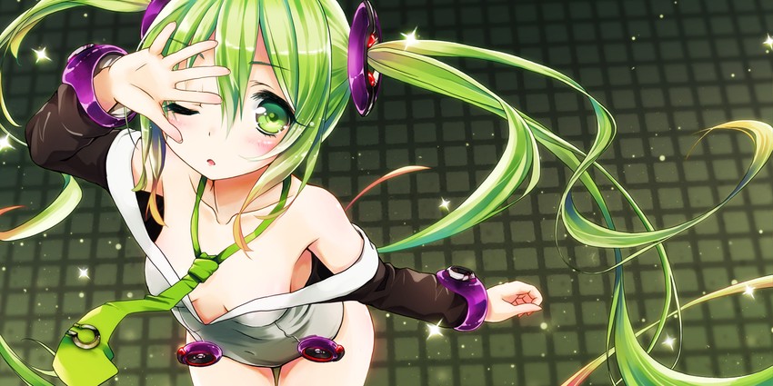 hatsune miku (vocaloid) drawn by kuromaru9