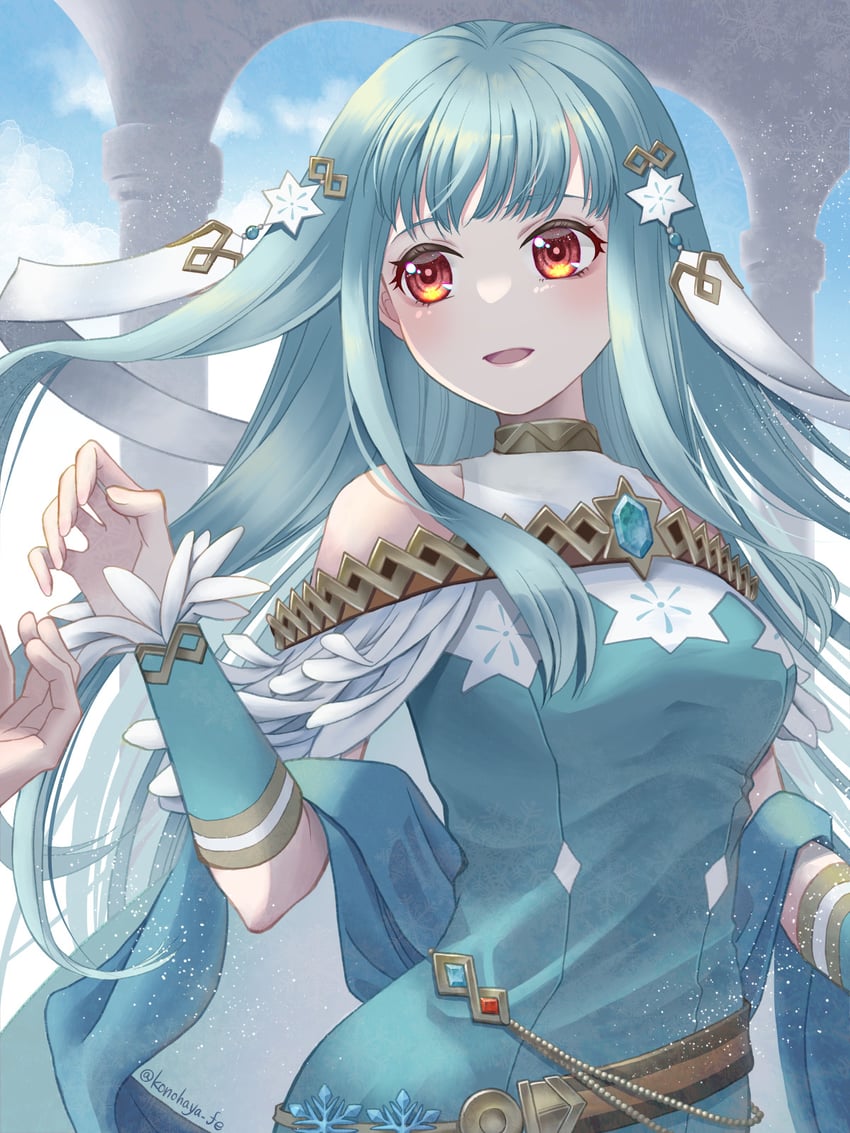 ninian (fire emblem and 2 more) drawn by konohaya_fe