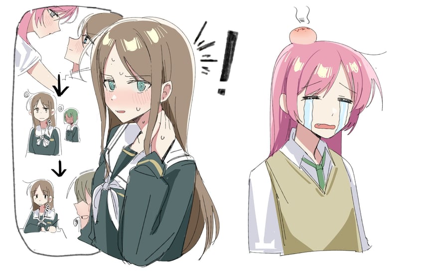 chihaya anon and nagasaki soyo (bang dream! and 1 more) drawn by haidao_mao