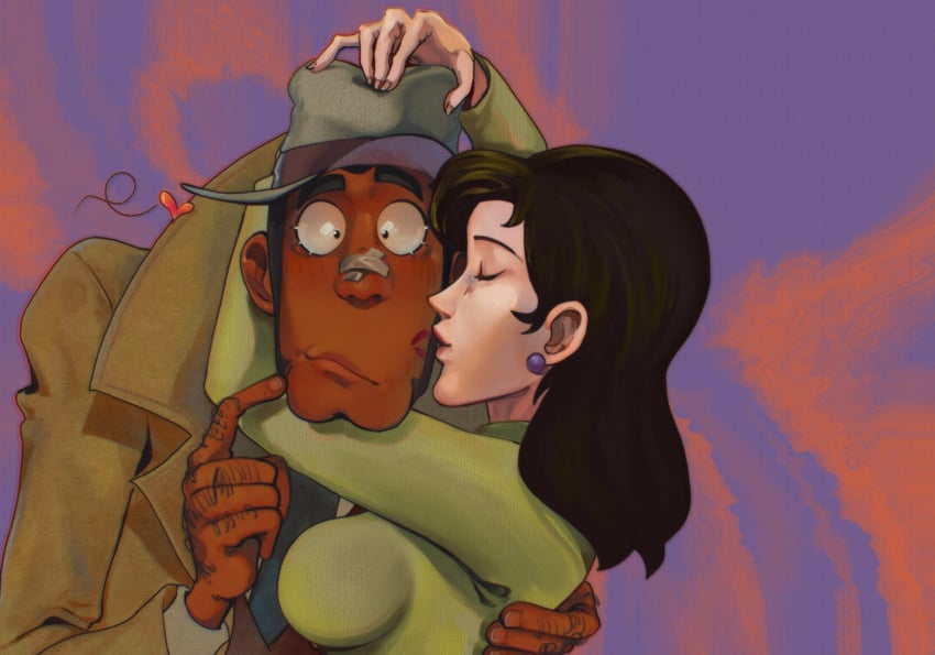 mine fujiko and zenigata kouichi (lupin iii) drawn by licinaangelina