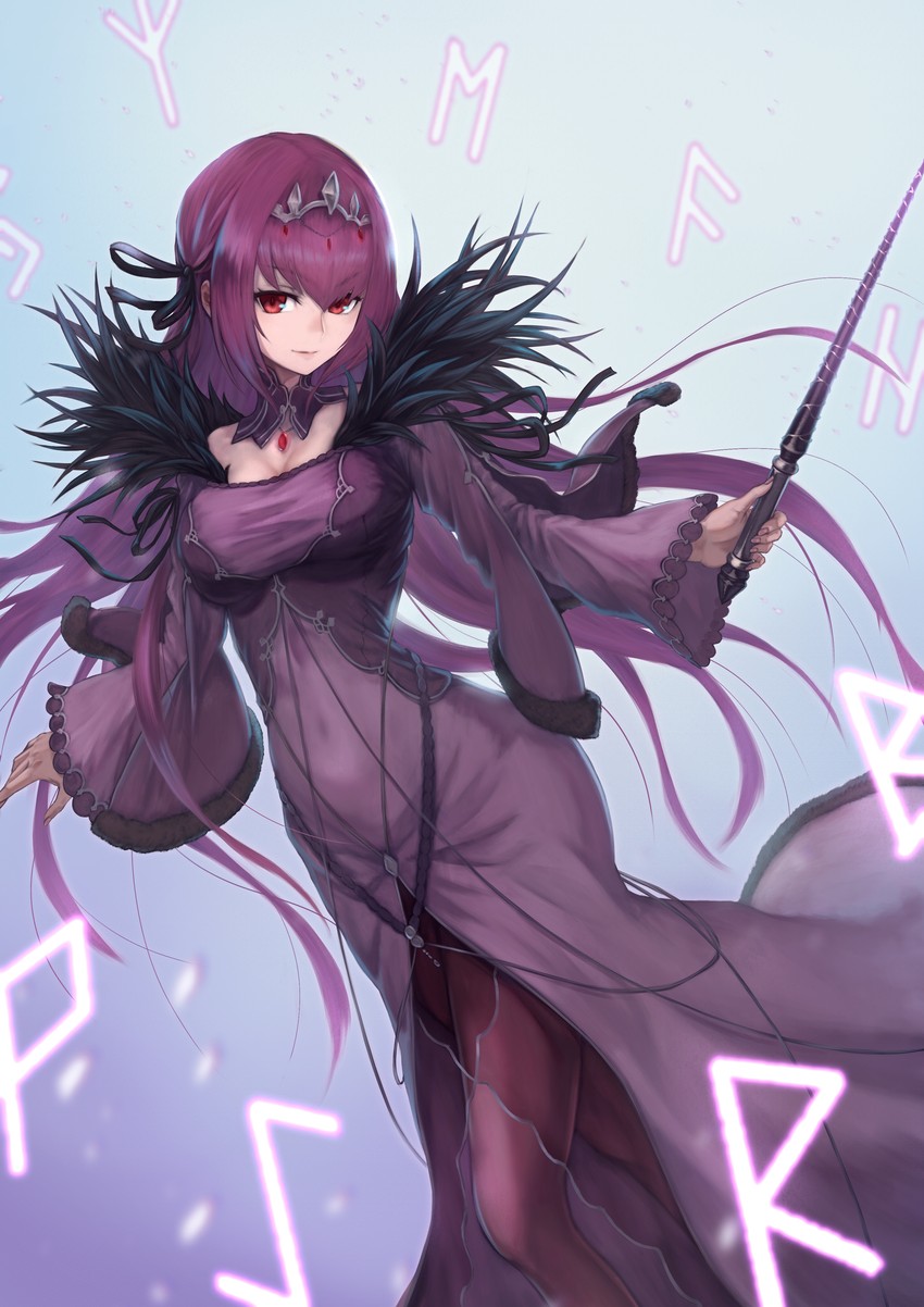 scathach and scathach skadi (fate and 1 more) drawn by yasu_(segawahiroyasu)