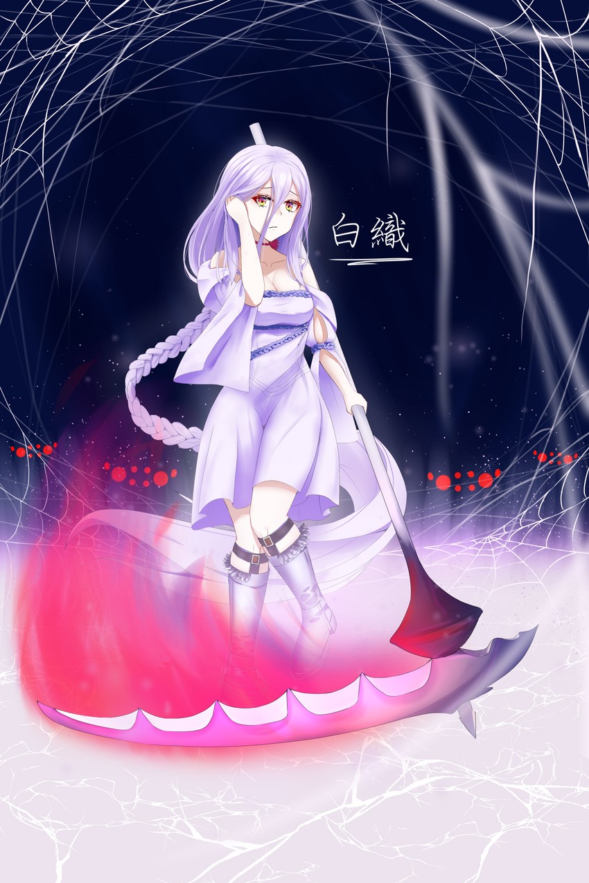 shiraori (kumo desu ga nani ka?) drawn by kiang_(kaninasaeyo)