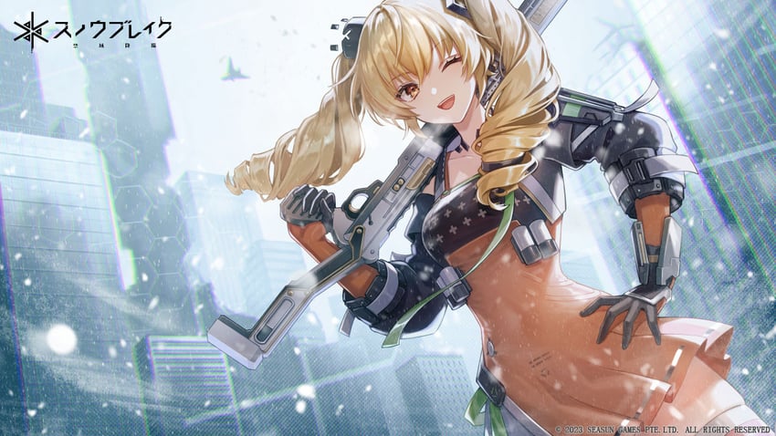 fenny golden and fenny golden - lionheart (snowbreak: containment zone) drawn by amaichi_esora