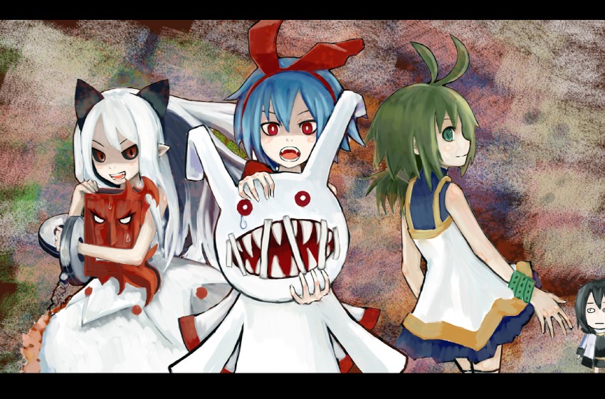 pleinair, usagi-san, marona, asagiri asagi, pram, and 1 more (original and 4 more) drawn by sato-imotaro