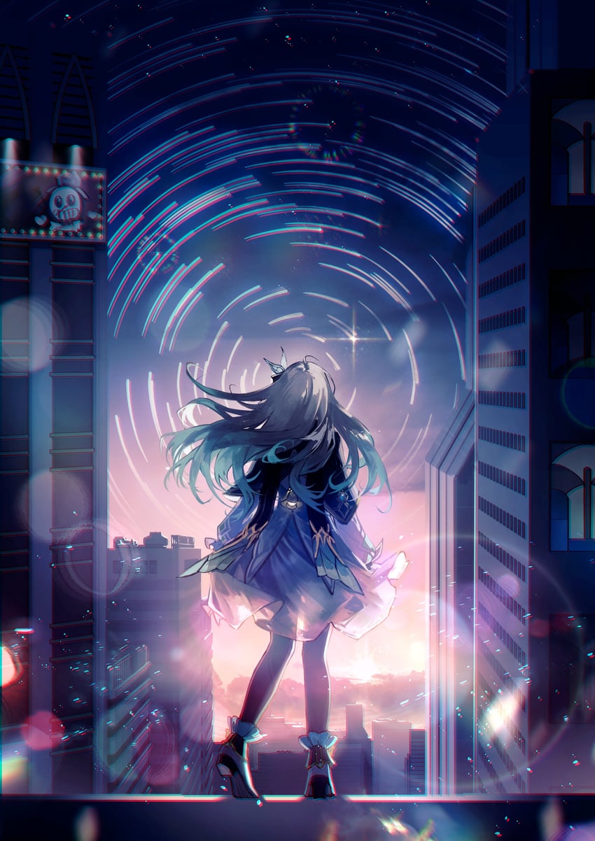 firefly and clockie (honkai and 1 more) drawn by kleinlight