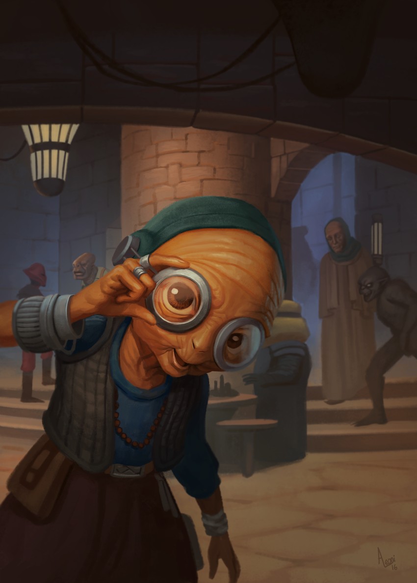 maz kanata (star wars and 1 more) drawn by alexandre_leoni