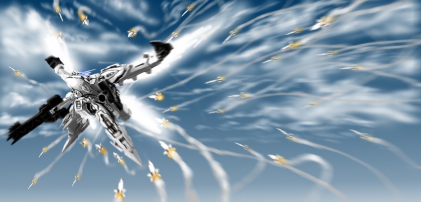 white glint (armored core) drawn by p-p-bobobo