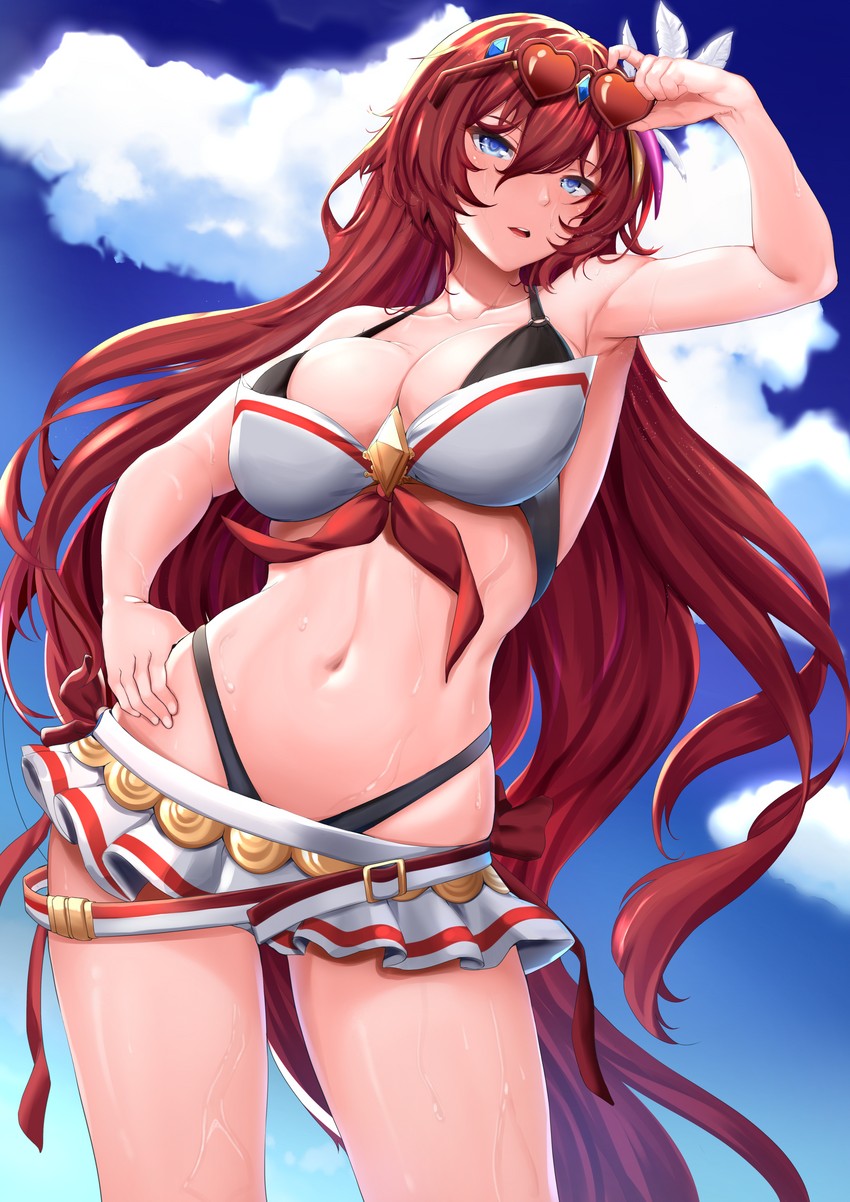 godsworn alexiel and alexiel (granblue fantasy) drawn by chiyo_goya