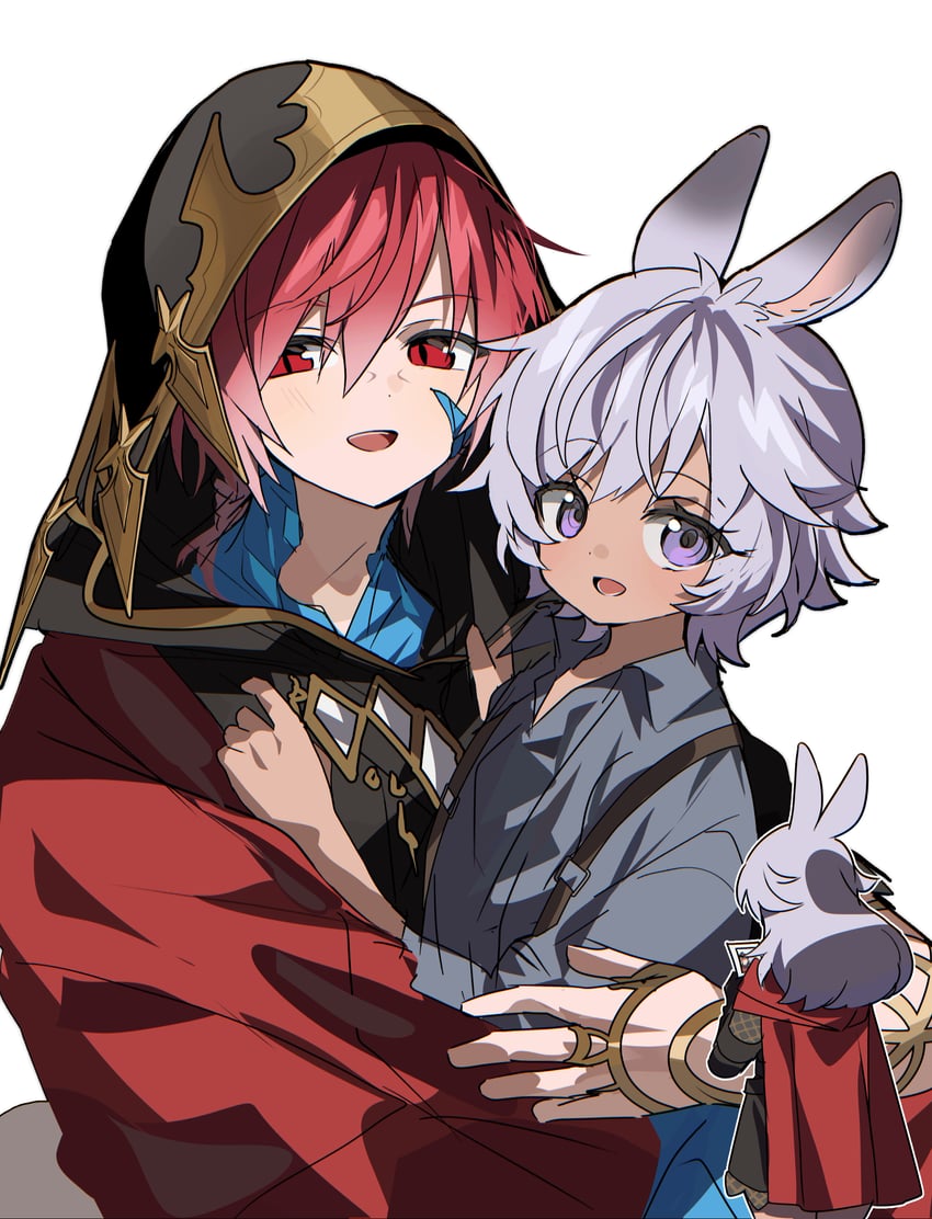 g'raha tia, crystal exarch, and lyna (final fantasy and 1 more) drawn by chu_yeon