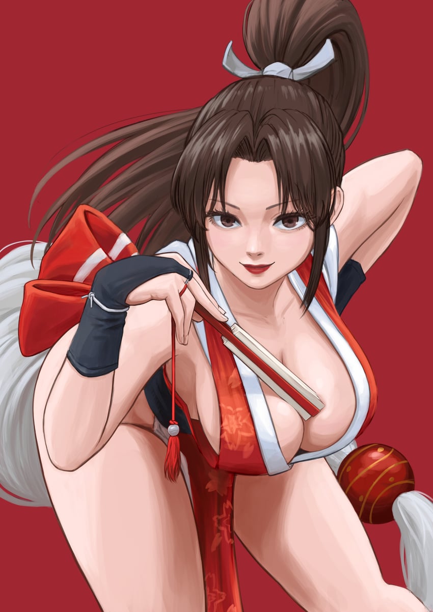 shiranui mai (street fighter and 3 more) drawn by motor_(themotorart)