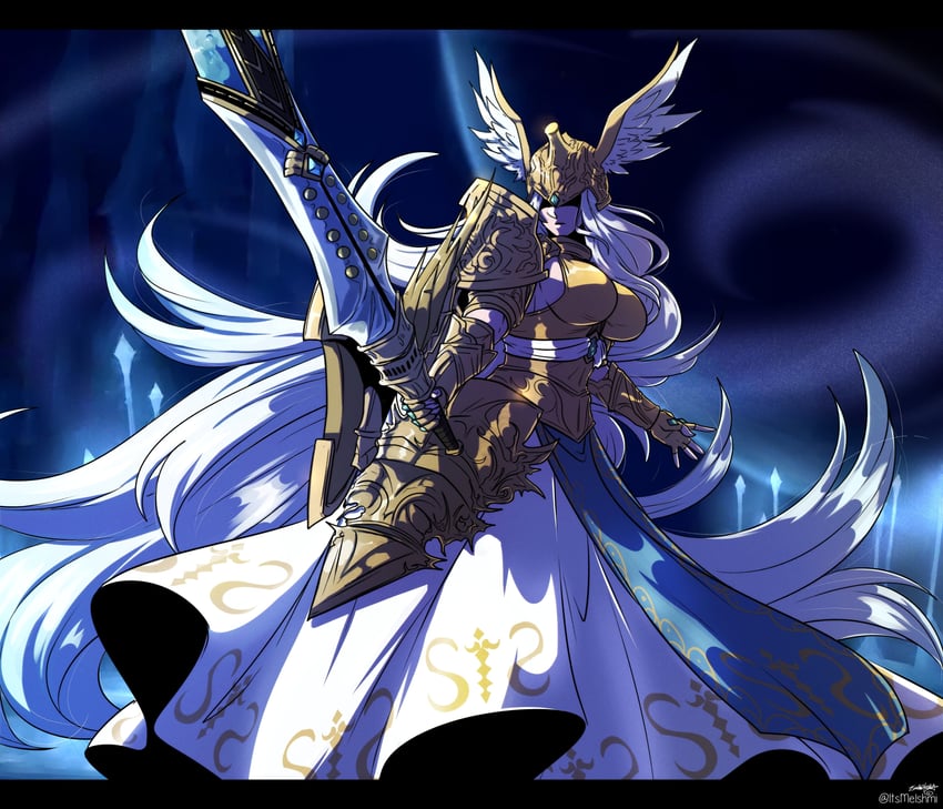 halone (final fantasy and 1 more) drawn by ishmi