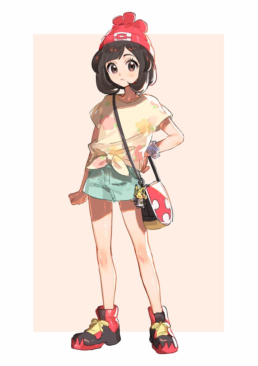 pikachu and selene (pokemon and 1 more) drawn by fua1heyvot4ifsr