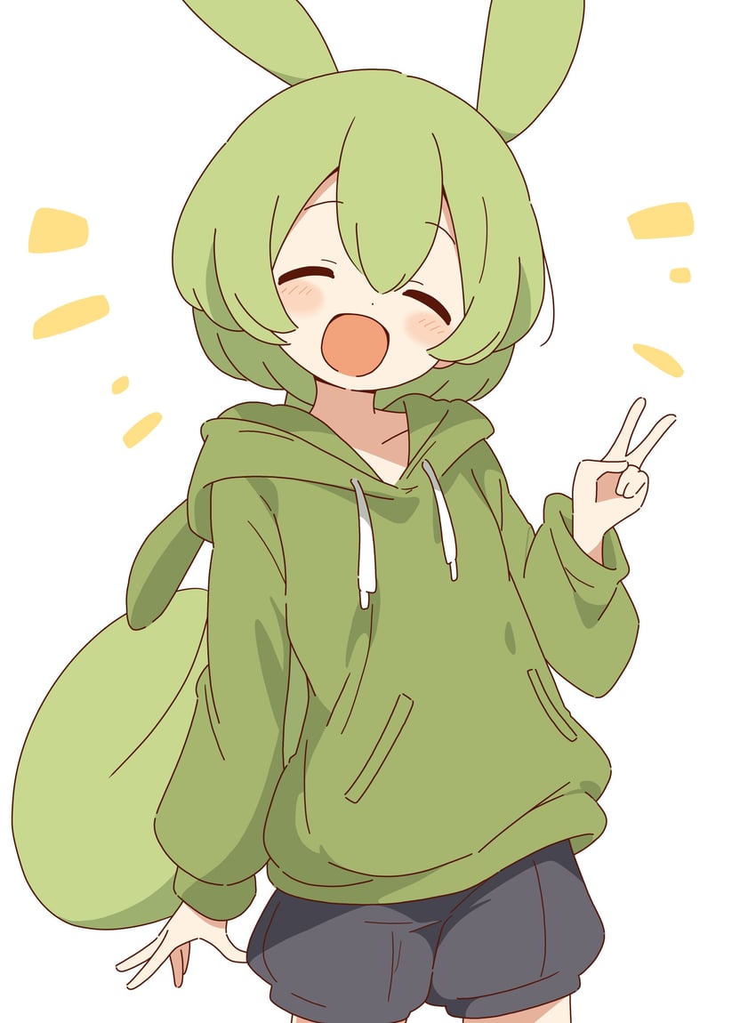zundamon (voiceroid and 1 more) drawn by zungurimukkuri_tarou