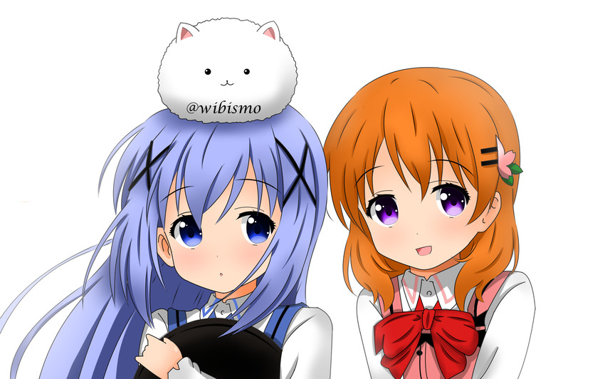 kafuu chino, hoto cocoa, and tippy (gochuumon wa usagi desu ka?) drawn by youthpaint