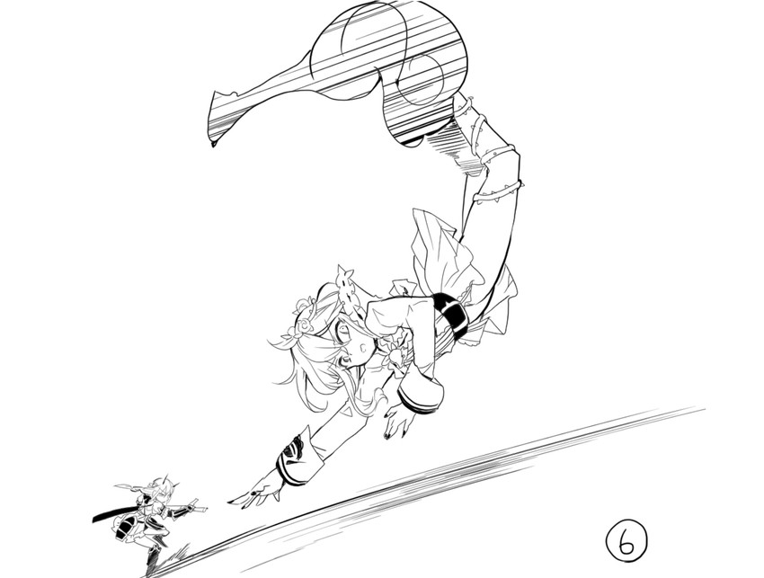 la pucelle and cranberry (mahou shoujo ikusei keikaku and 1 more) drawn by edoya_pochi
