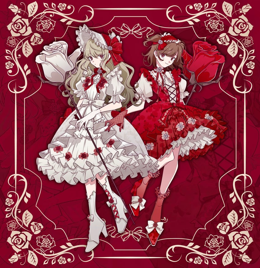 saijou claudine and aijou karen (shoujo kageki revue starlight) drawn by gyosite