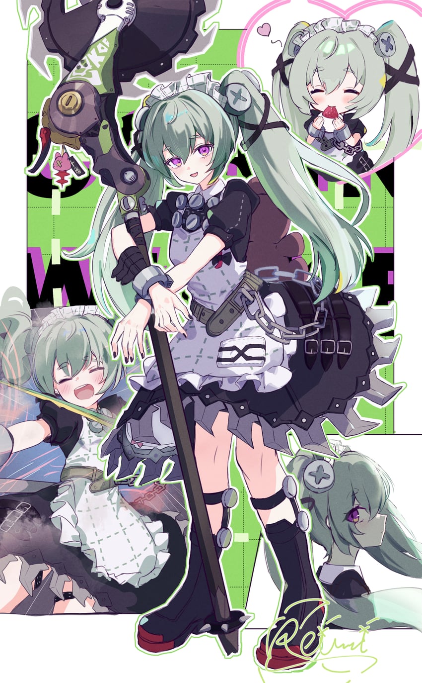 corin wickes (zenless zone zero) drawn by reinoni