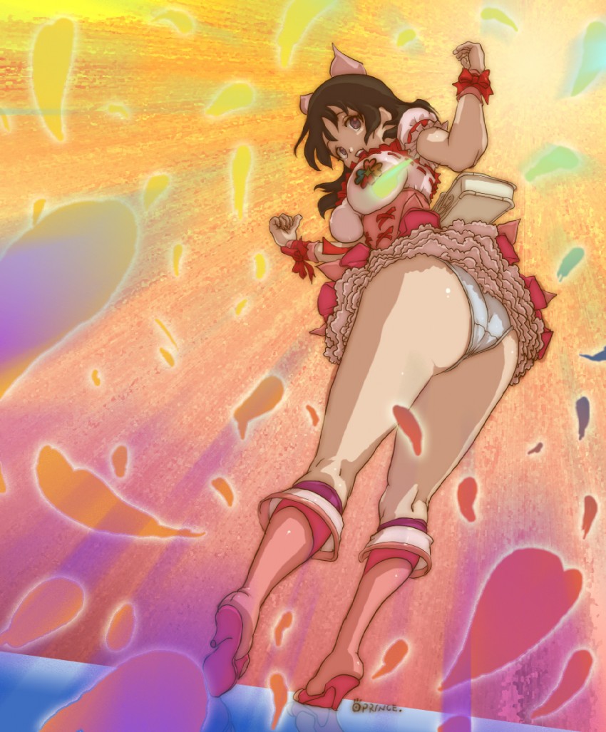 cure peach, aoi minamo, and oki kanae (precure and 2 more) drawn by oprince