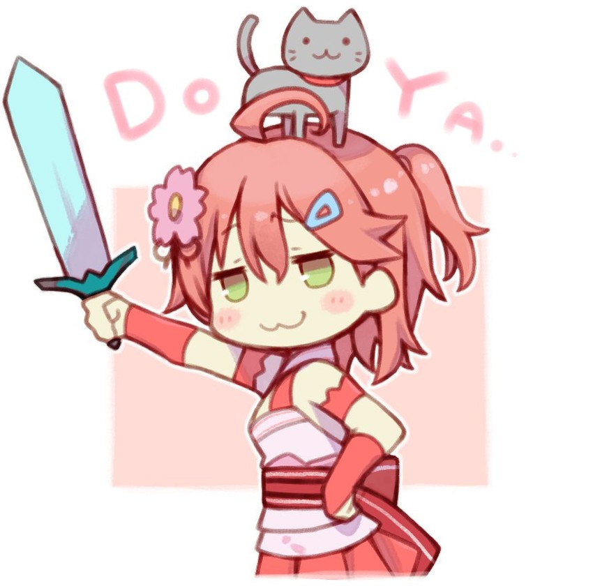sakura miko (hololive and 1 more) drawn by kuro_(kuroneko_no_kanzume)