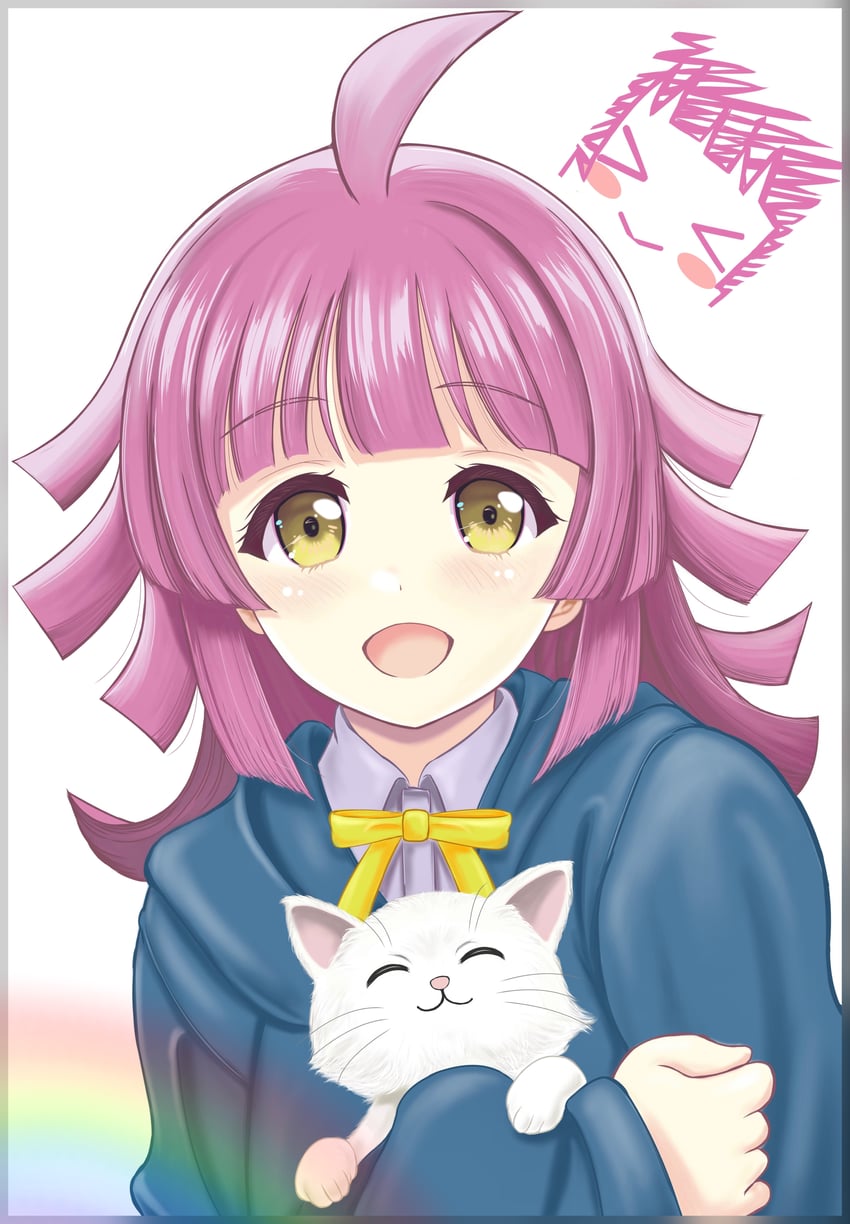 tennoji rina and hanpen (love live! and 1 more) drawn by zaofeng