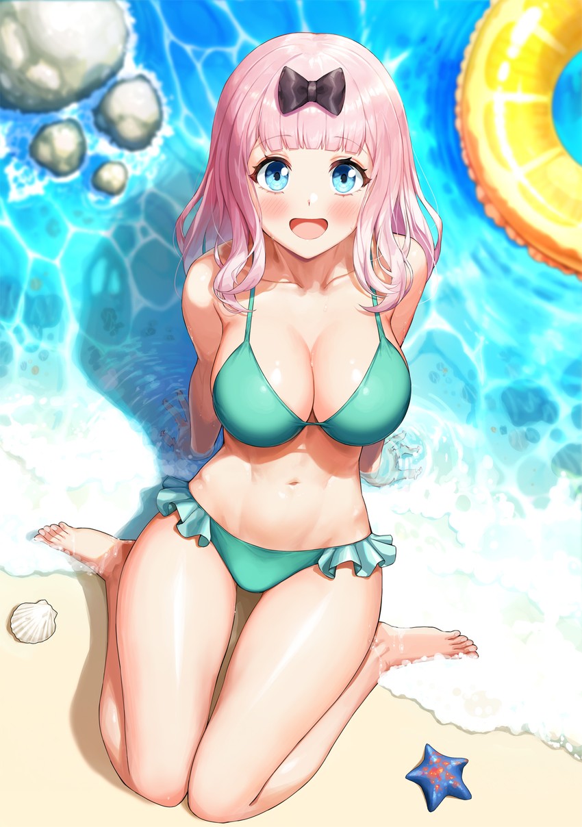 fujiwara chika (kaguya-sama wa kokurasetai ~tensai-tachi no renai zunousen~) drawn by greem_bang