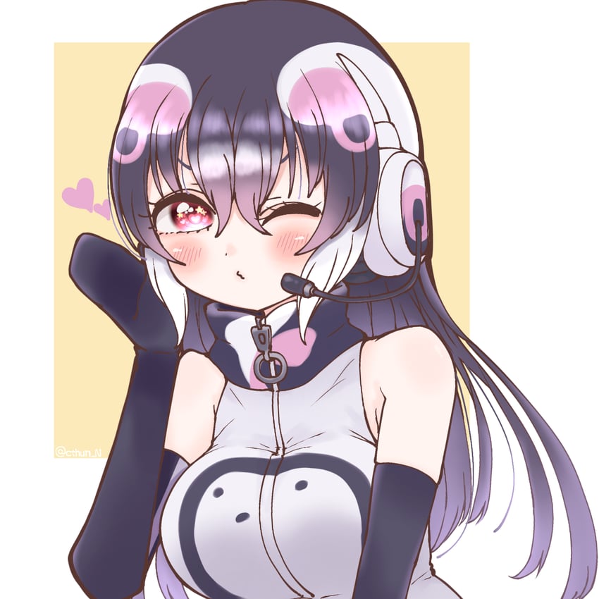 african penguin (kemono friends and 1 more) drawn by cthun_n