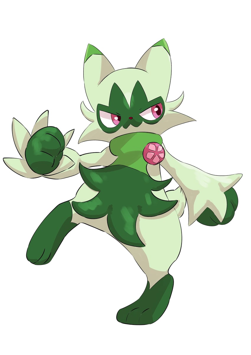 floragato (pokemon) drawn by drstop_yarare