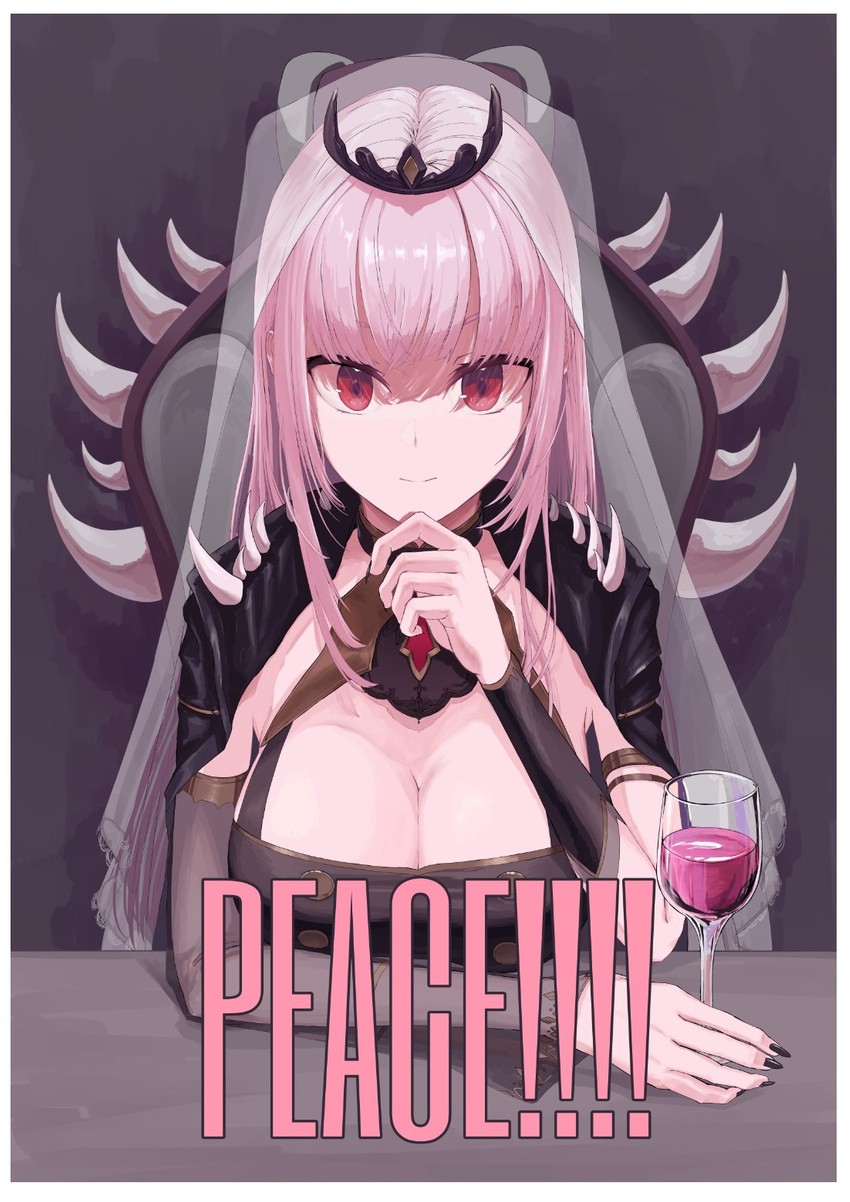 mori calliope (hololive and 1 more) drawn by strigidae