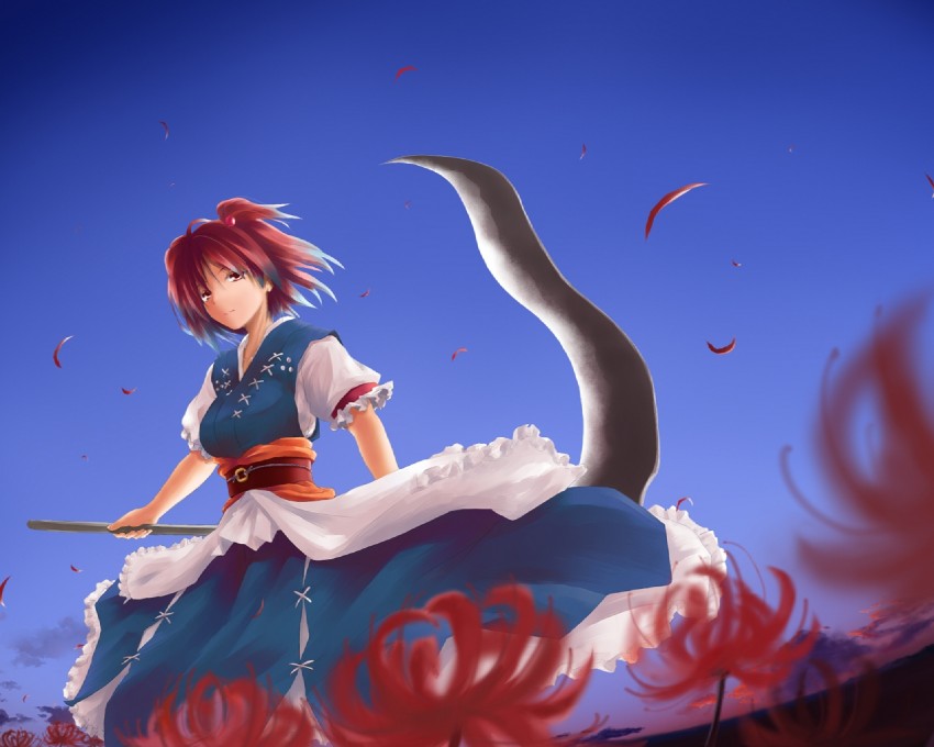 onozuka komachi (touhou) drawn by kinsenka
