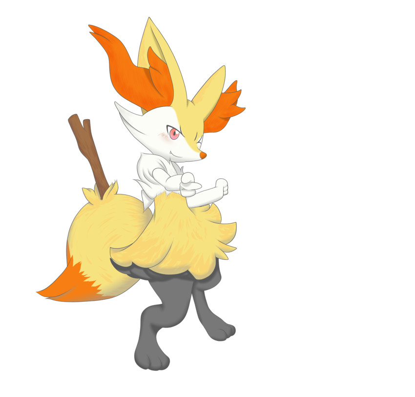 lucario and braixen (pokemon and 1 more) drawn by tax2rin