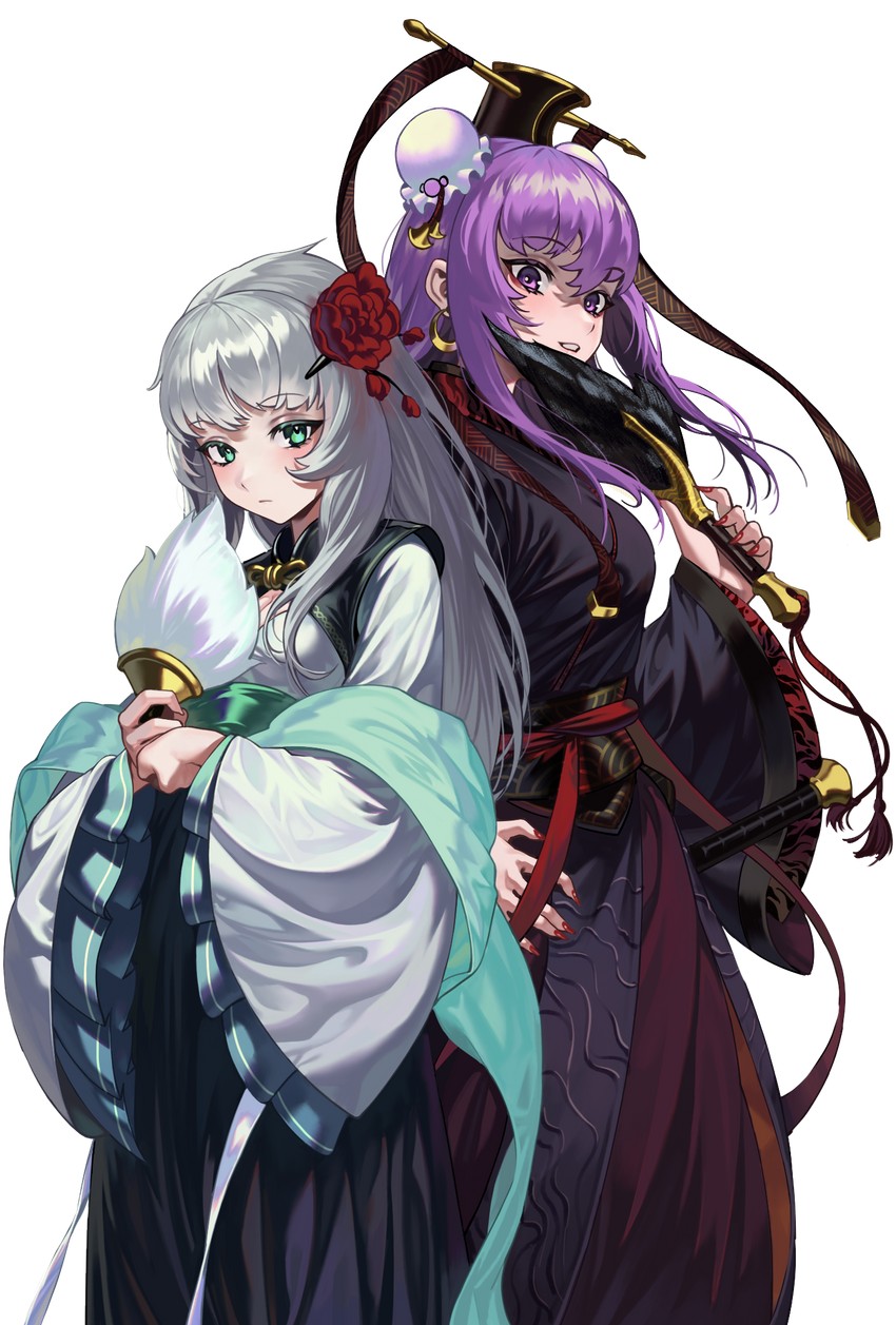 zhuge liang and sima yi (player na wa) drawn by gemi_ningen