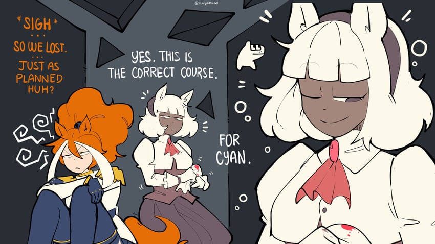 jovial merryment and superstitional realism (horse race tests) drawn by lilpoplil2468