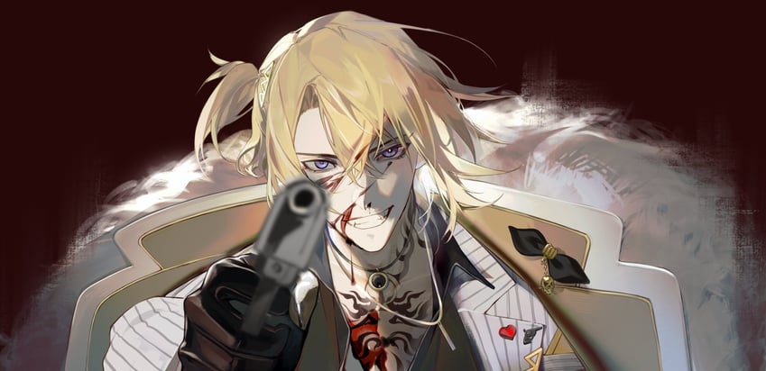 luca kaneshiro (nijisanji and 1 more) drawn by owls_(owls_0409)