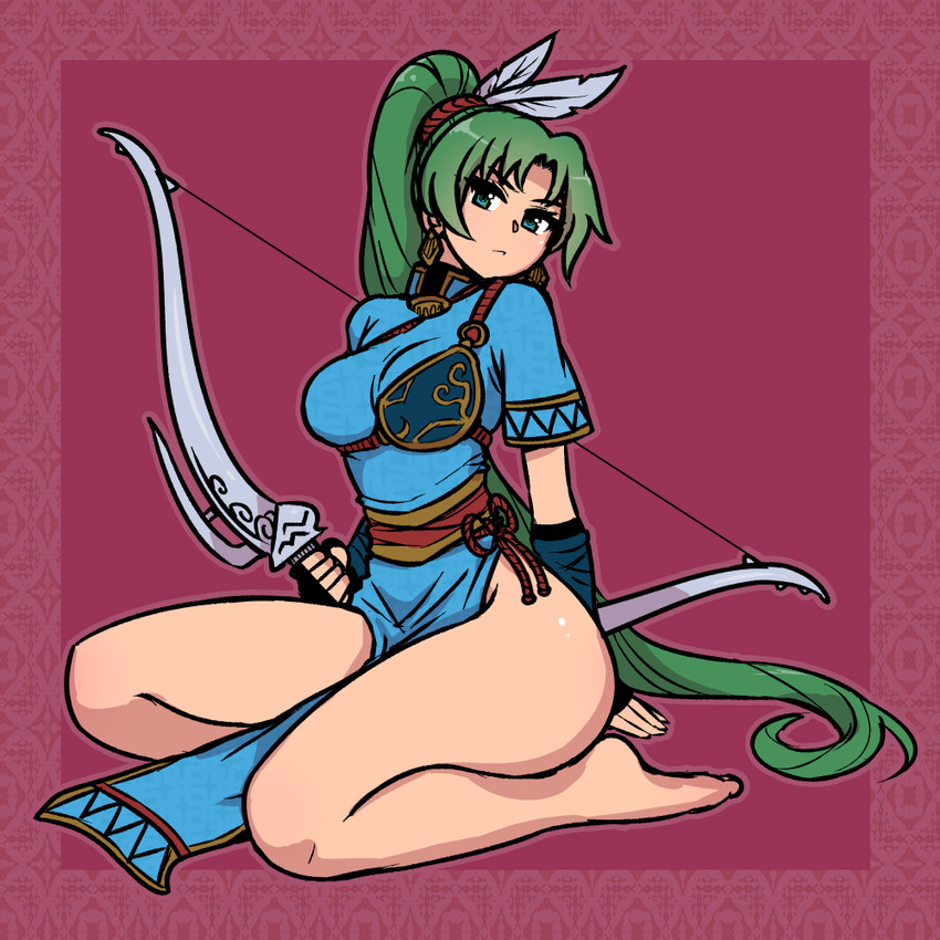 lyn (fire emblem and 2 more) drawn by akairiot