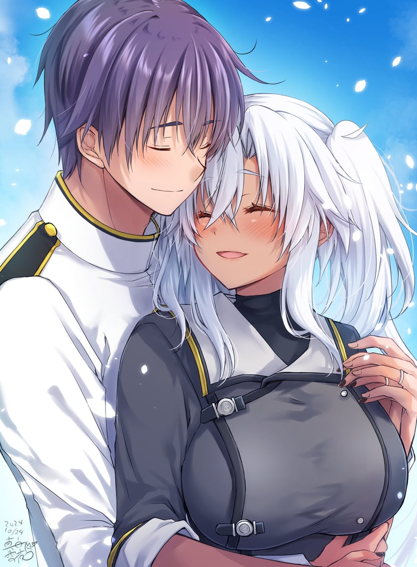 musashi and musashi kai ni (kantai collection) drawn by mashiro_yukiya