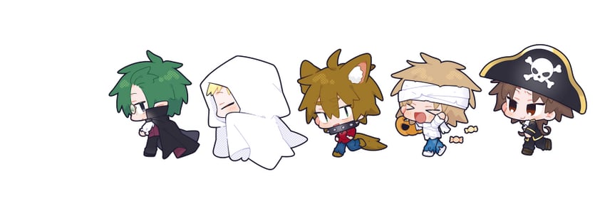 atou haruki, harada minoru, isoi reiji, shinano eiji, and otowa rui (saibou shinkyoku) drawn by jeunyang