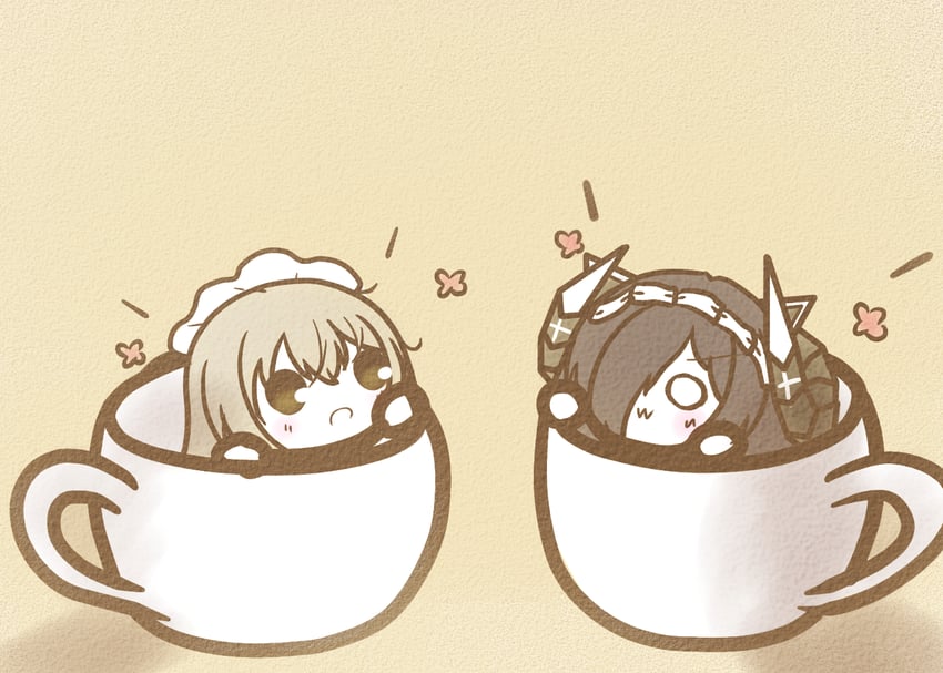 august von parseval and hermione (azur lane) drawn by koti